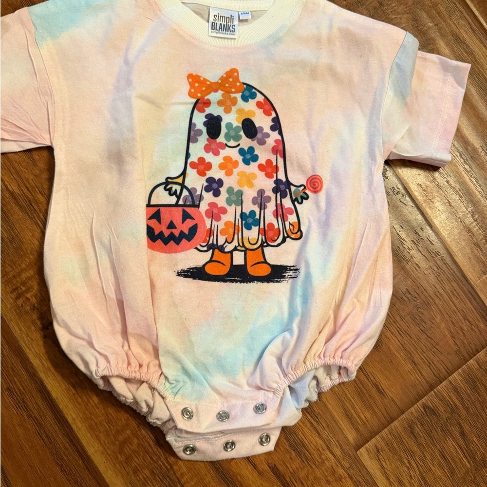 Colorful Ghost Kids One Piece